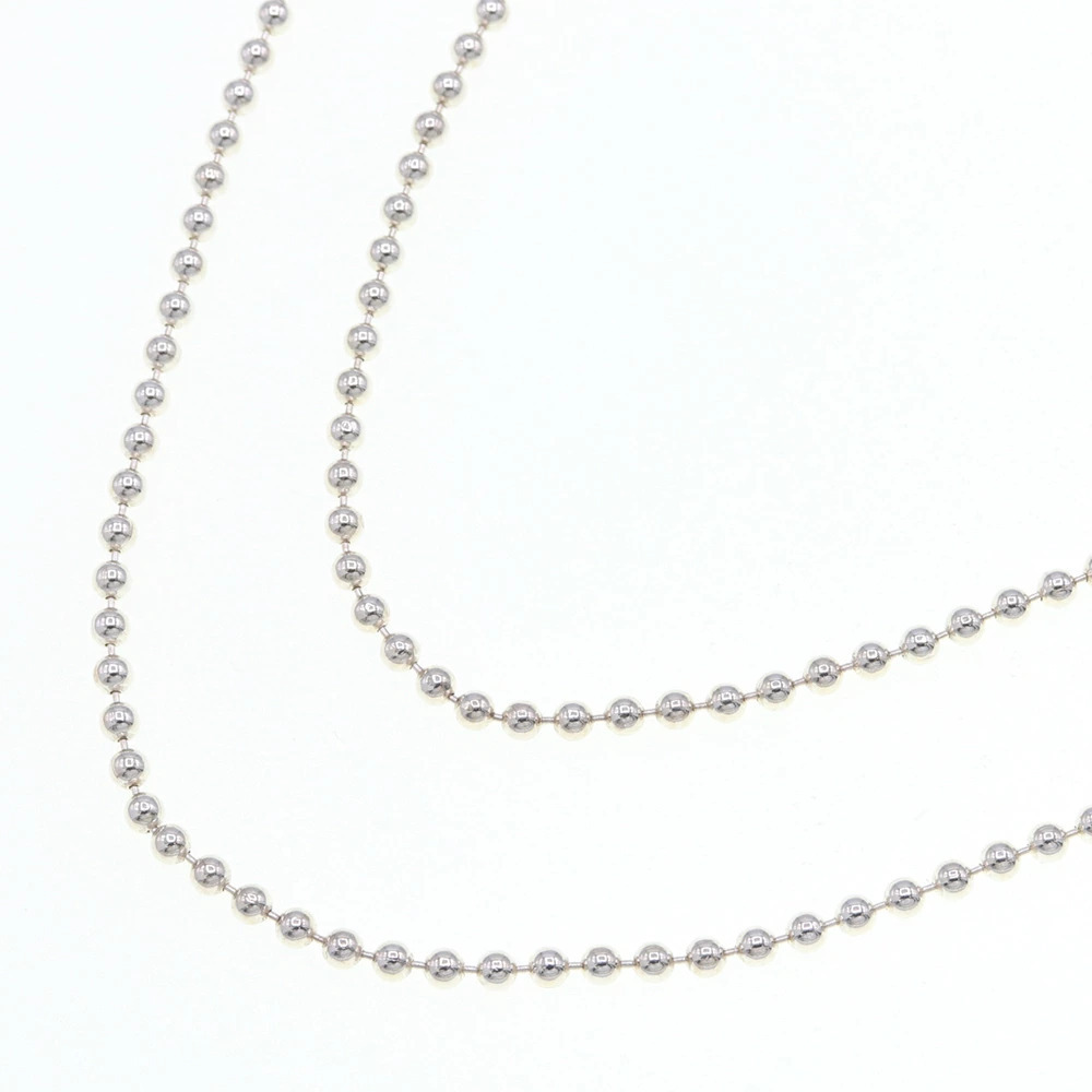 Tiffany Co Necklace Chain Ball Sterling Silver Pendant Accessory Long